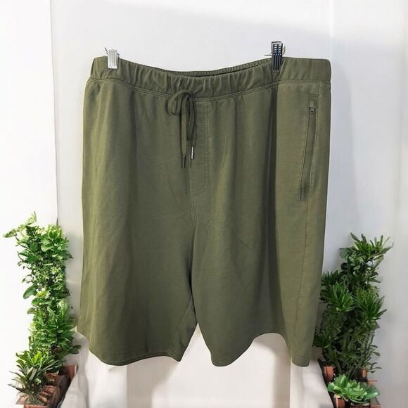 Eddie Bauer Green Lounge / Athletic Shorts with Elastic Waistband men’s XXL - Picture 1 of 5